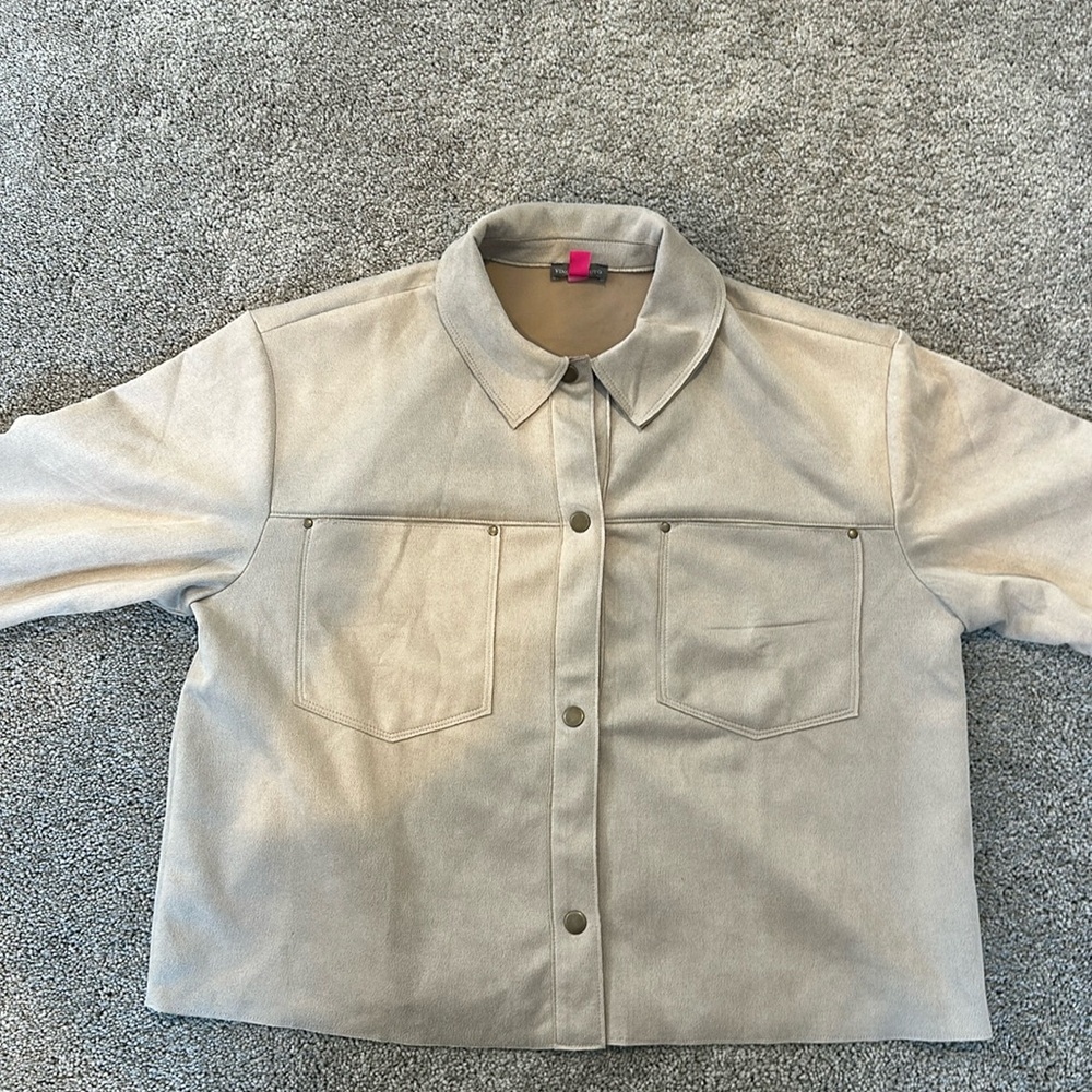 Vince Camuto suede-like jacket